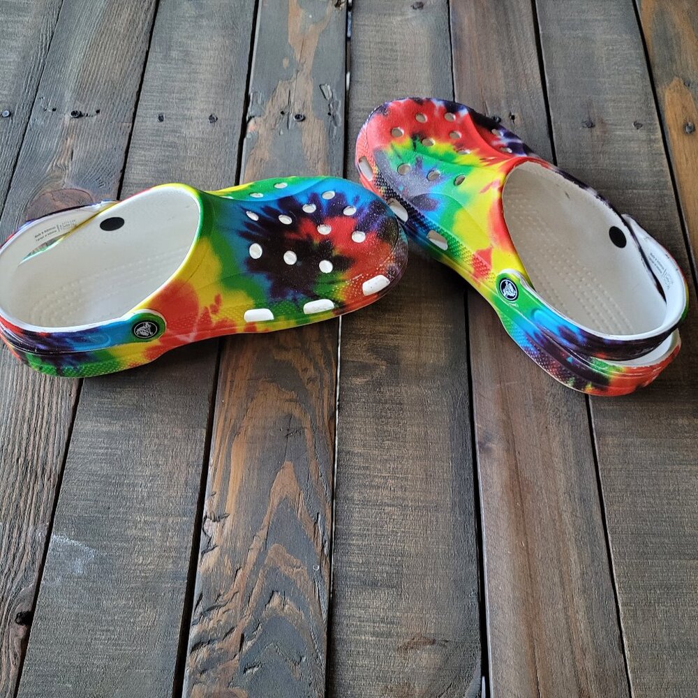 Crocs Classic Marbled Tie-dye Clogs Unisex (M-7 W-9)